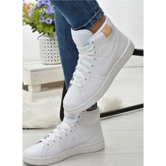 Nike Shoes - Nike Women's Court Royale 2 Mid Sneakers CT1725-100 White Size 11